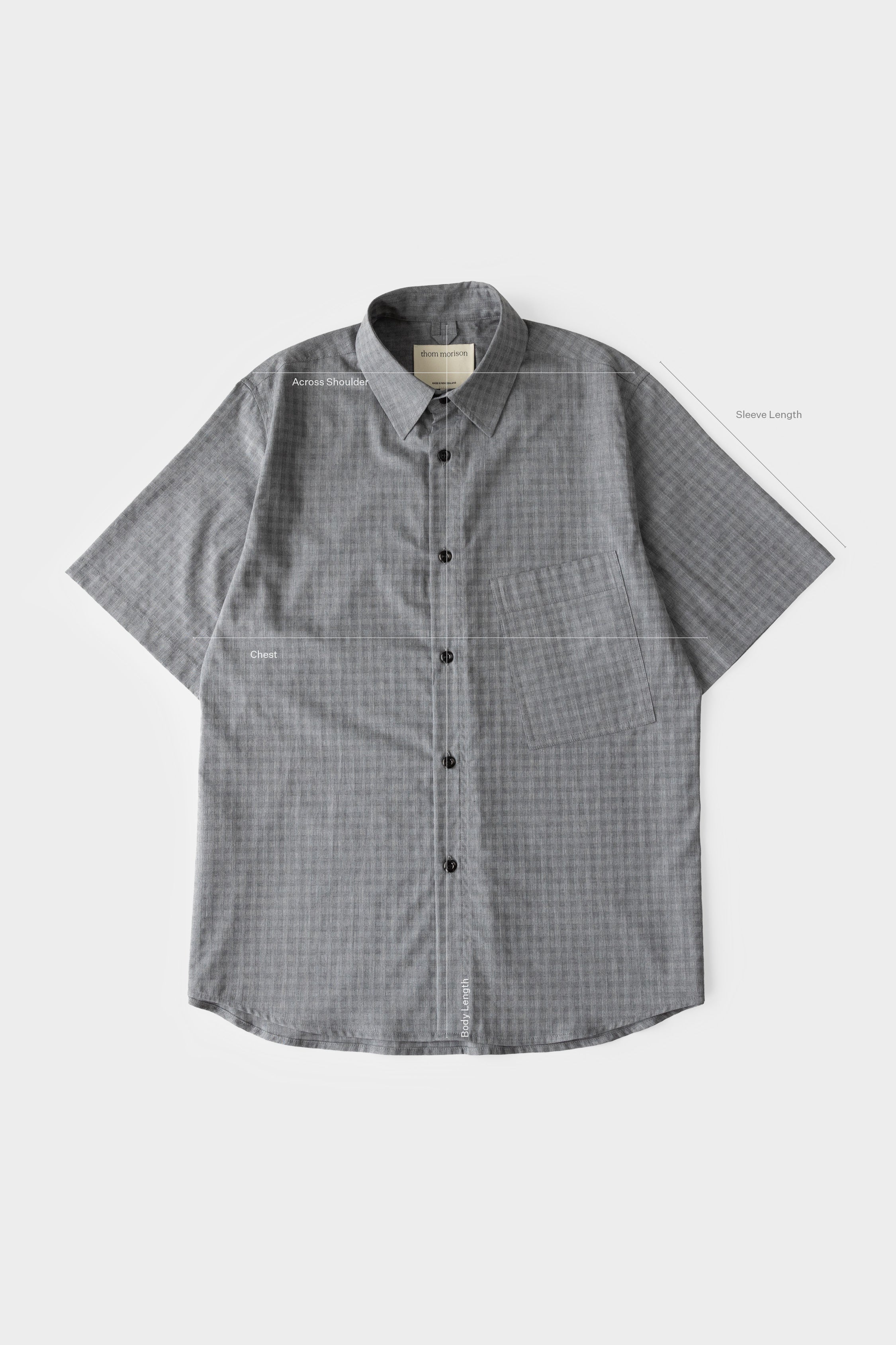 Ergonomic Pocket Shirt - Grey Check