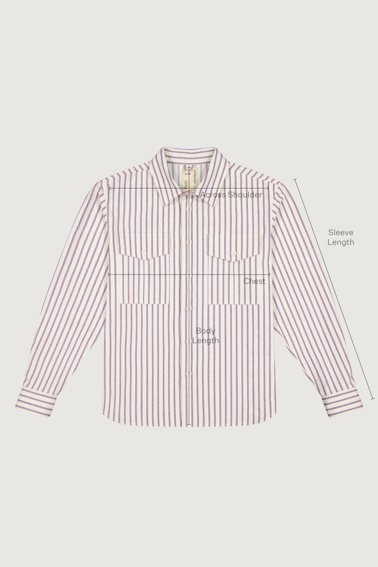 Two Pocket Field Shirt - Vintage Stripe