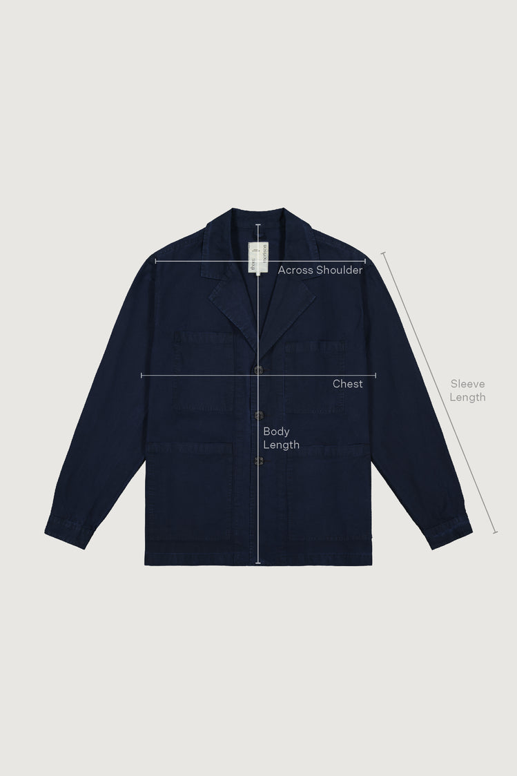 Thom Morison Four Pocket Work Jacket Navy