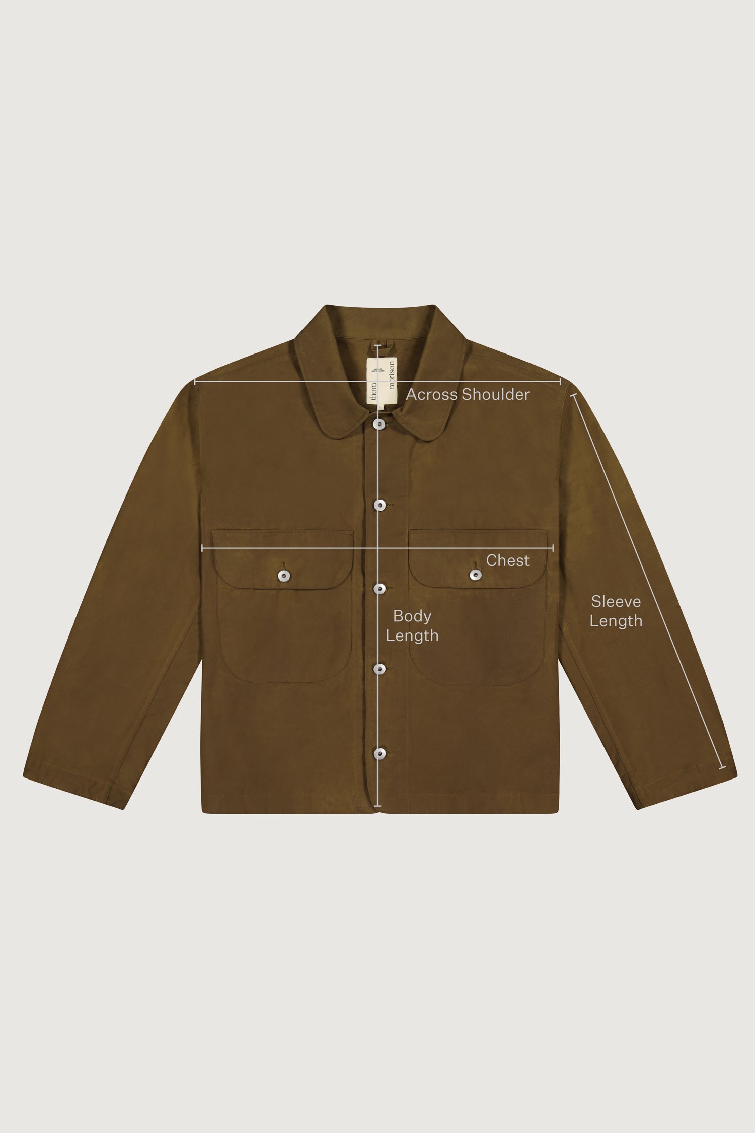 Big Pocket Waxed Jacket - Khaki